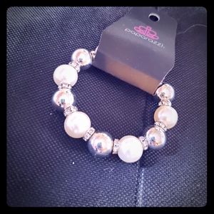 Diamond and pear bracelet